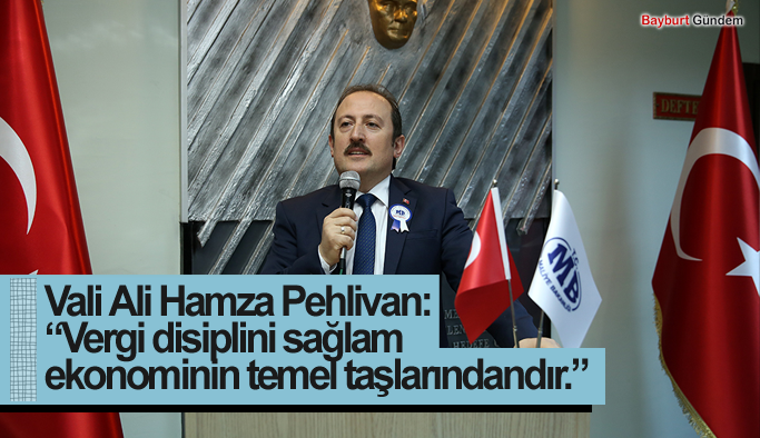 Vali Ali Hamza Pehlivan: “Vergi disiplini sağlam ekonominin temel taşlarındandır.”