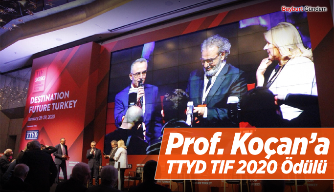 Prof. Koçan’a TTYD TIF 2020 Ödülü
