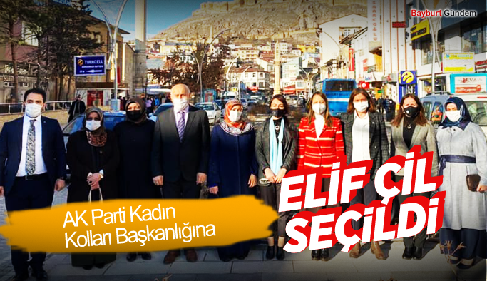 AK Parti Bayburt Kadın Kolları İl Başkanlığına  Elif Çil seçildi.