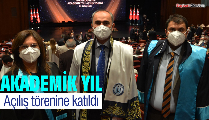Rektör Türkmen ve Üniversite Yönetimi, Cumhurbaşkanlığı Külliyesi'nde Gerçekleştirilen Yeni Akademik yıl Açılış törenine katıldı