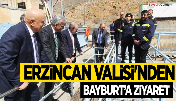 Erzincan Valisi  Bayburt Belediye Başkanı Pekmezci’ye ziyarette bulundu.