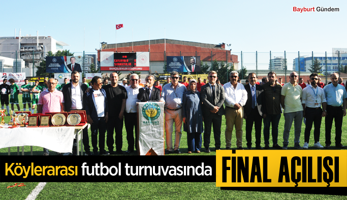 18.Geleneksel köylerarası Futbol turnuvasının Final açılışı yapıldı.