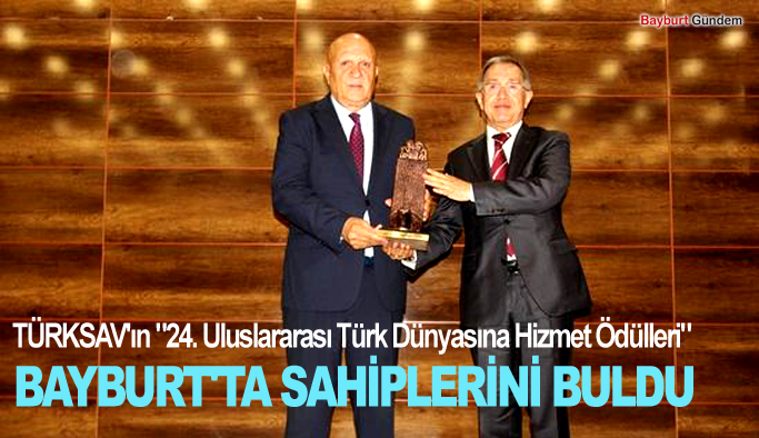 TÜRKSAV'ın "24. Uluslararası Türk Dünyasına Hizmet Ödülleri" sahiplerini buldu