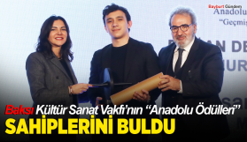 Baksı Kültür Sanat Vakfı tarafından düzenlenen ve Anadolu’dan ilham alan kültür projelerinin ödüllendirildiği Anadolu Ödülleri sahiplerini buldu.