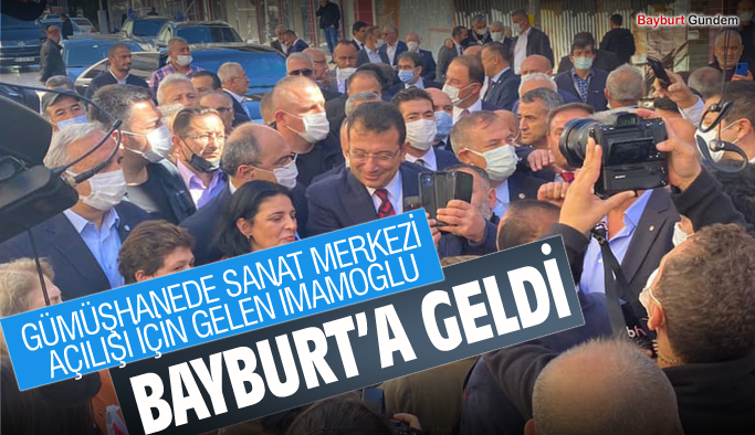 İstanbul Büyükşehir Belediye Başkanı Ekrem İmamoğlu Bayburt'ta